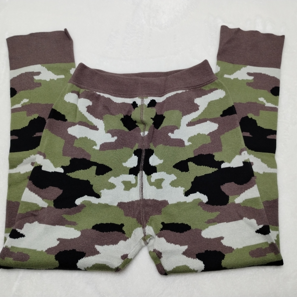 Free people camo leggings women's size large